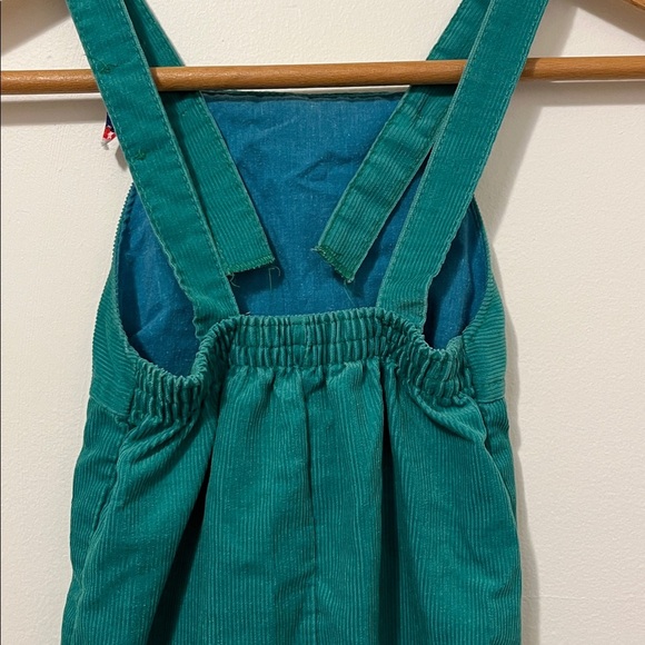 HEALTH-TEX Vintage 1970s Infant 12mo Corduroy Overalls Boy Stitched USA Made - Picture 6 of 9